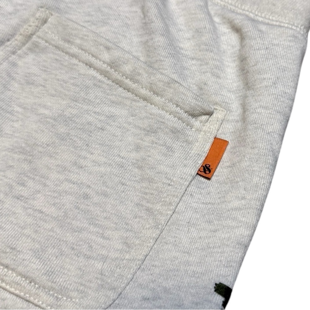 Scotch & Soda Boys Shorts 12/152 Grey Melange Embroidered Cactus Palm SOLD OUT - Picture 11 of 11